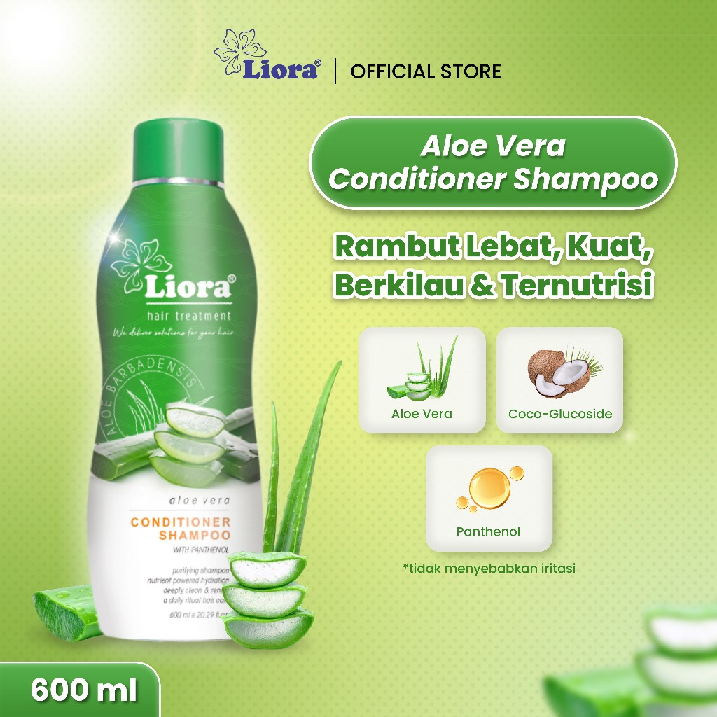 LIORA Natural Shampoo (Aloe Vera) 600ML
