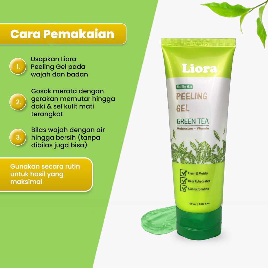 LIORA Peeling Gel (Green Tea Extract) 120ML - Image 3