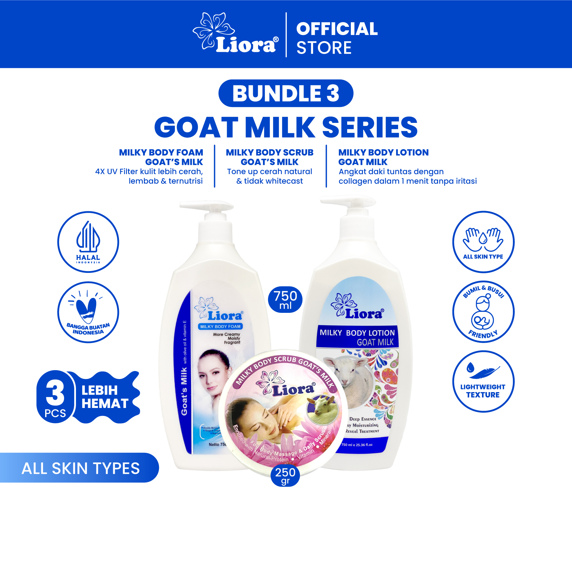 LIORA Paket Bundle Goat's Milk