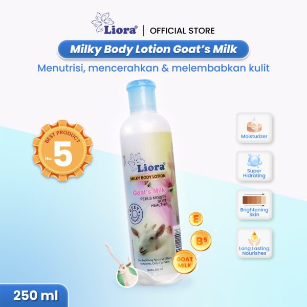 LIORA Milky Body Lotion (Goat’s Milk) 250ML - Image 5