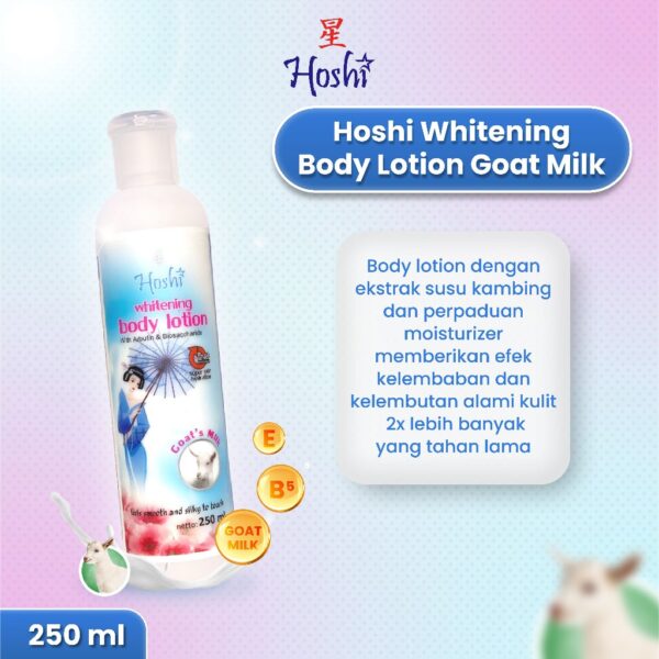 HOSHI Whitening Body Lotion (Goat’s Milk) - 250ML - Image 4