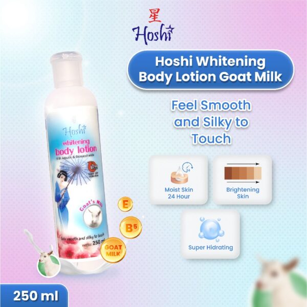 HOSHI Whitening Body Lotion (Goat’s Milk) - 250ML - Image 2