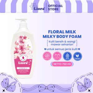 LIORA Milky Body Foam (Floral Milk) - 750ML