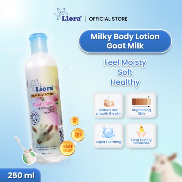 LIORA Milky Body Lotion (Goat’s Milk) 250ML - Image 2