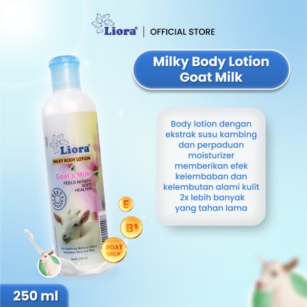 LIORA Milky Body Lotion (Goat’s Milk) 250ML - Image 4