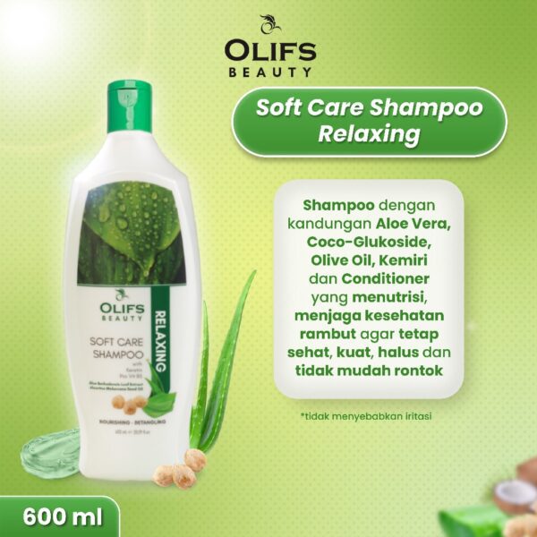 OLIF Soft Care Shampoo (Relaxing) 600ML - Image 6