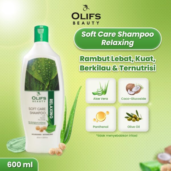 OLIF Soft Care Shampoo (Relaxing) 600ML - Image 2
