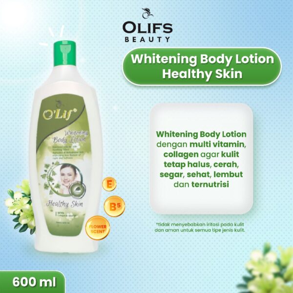 OLIF Whitening Body Lotion (Healthy Skin) 600ML - Image 2