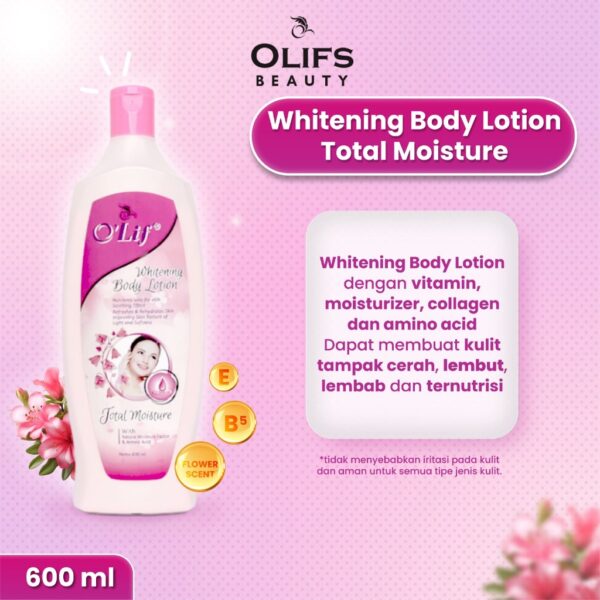 OLIF Whitening Body Lotion (Total Moisture) - 600ML - Image 4