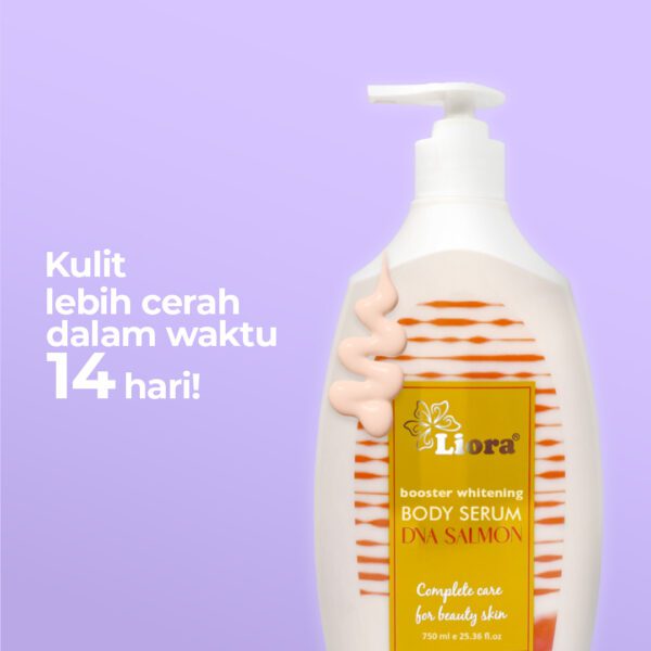 LIORA Booster Whitening Body Serum (DNA Salmon) - 750ML - Image 2