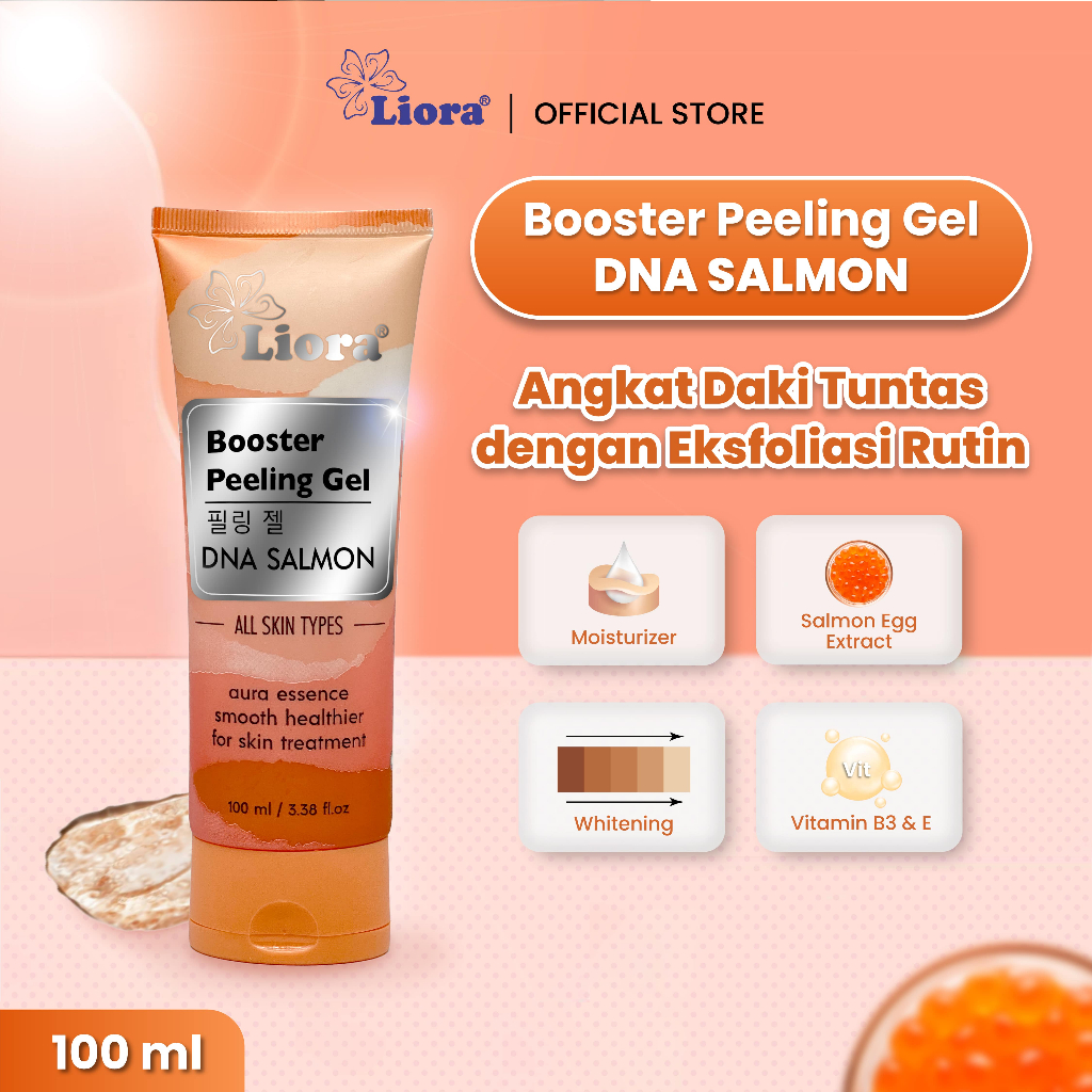 LIORA Booster Peeling Gel DNA Salmon - 100ML - Image 4