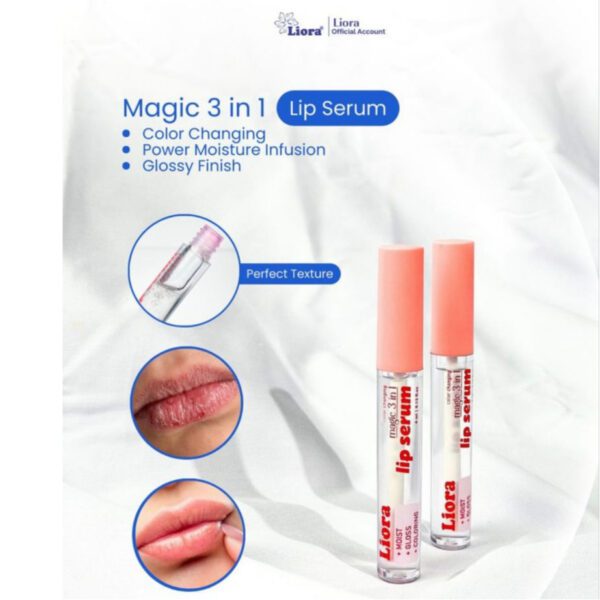 Liora Magic Lip Serum (Moist, Gloss, Coloring) - 4 ml - Image 3