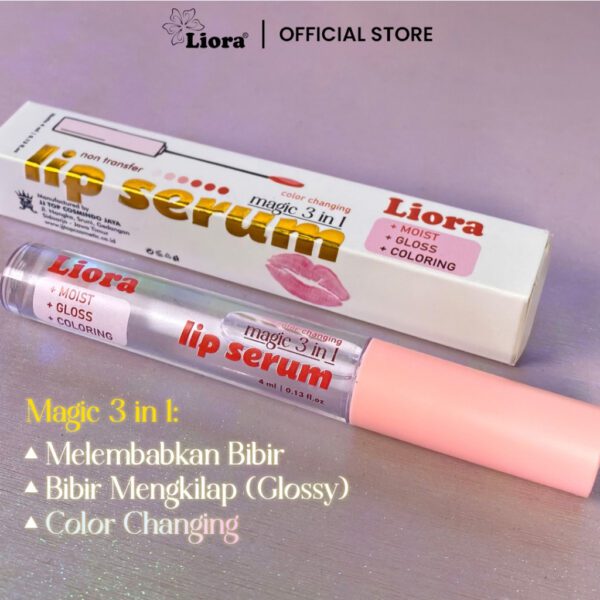 Liora Magic Lip Serum (Moist, Gloss, Coloring) - 4 ml - Image 4