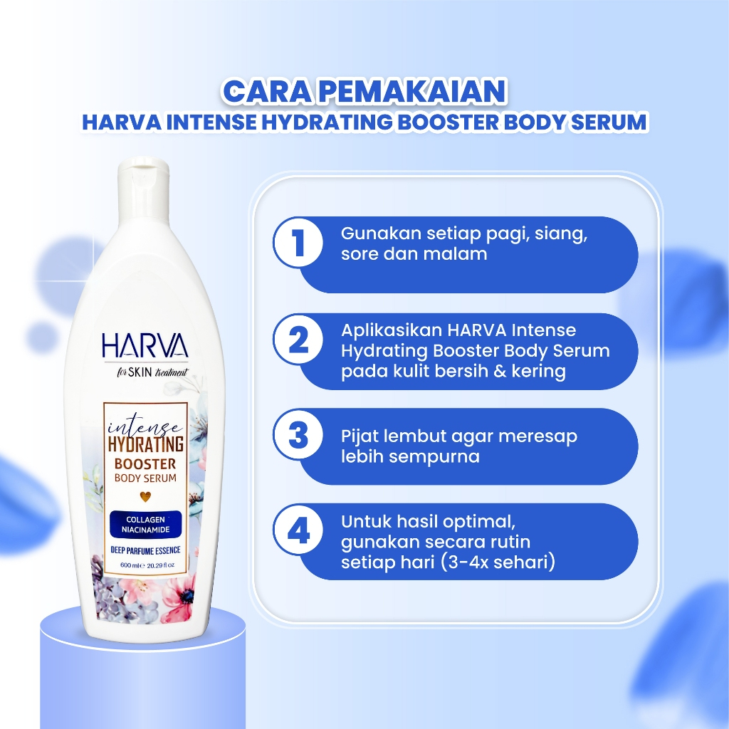 HARVA Intense Whitening & Hydration Booster Body Serum 600ml - Image 4
