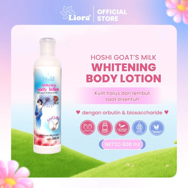 HOSHI Whitening Body Lotion (Goat’s Milk) - 250ML