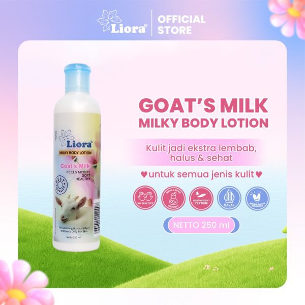 LIORA Milky Body Lotion (Goat’s Milk) 250ML
