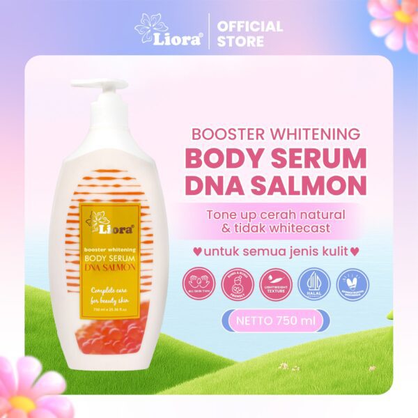 LIORA Booster Whitening Body Serum (DNA Salmon) - 750ML