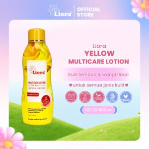 LIORA Whitening Body Lotion (Yellow) 600ML