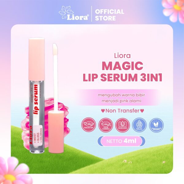 Liora Magic Lip Serum (Moist, Gloss, Coloring) - 4 ml