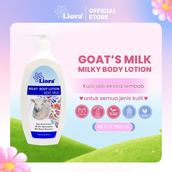 LIORA Milky Body Lotion (Goat Milk) 750ML