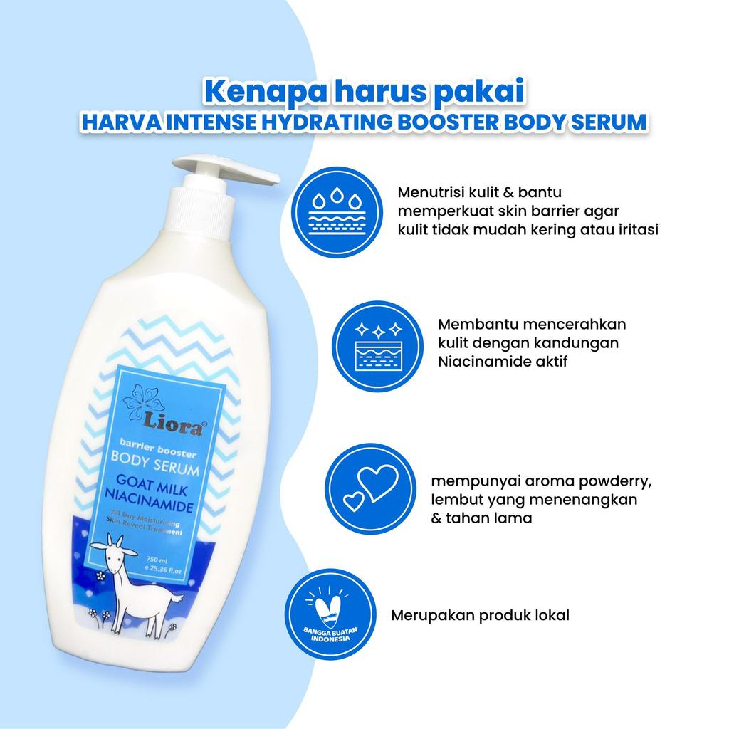 LIORA Barrier Booster Body Serum Goat Milk Niacinamide 750ML - Image 3