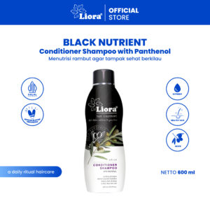 LIORA Black Shampoo (Nutrient) 600ML
