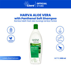 HARVA Shampoo Aloe Vera Soft & Smooth 600ML