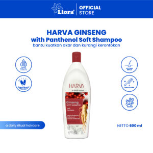 HARVA Shampoo Ginseng Soft & Smooth 600ML