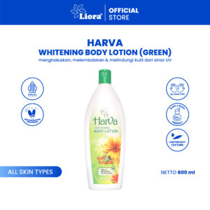 HARVA Whitening Body Lotion (Green) 600ML