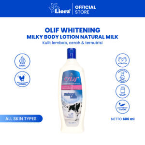 OLIF Whitening Milky Body Lotion (Natural Milk) 600ML