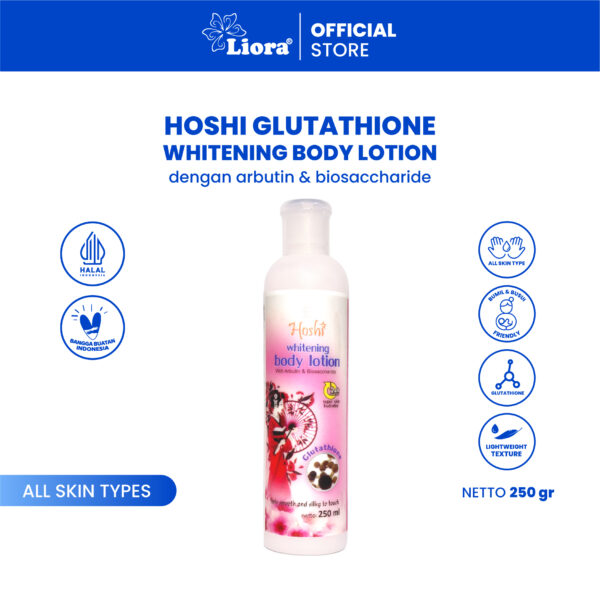 HOSHI Whitening Body Lotion (Glutathione) - 250ML